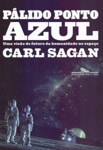 capa do livro de Carl Sagan. palido ponto azul